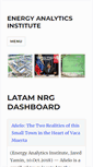 Mobile Screenshot of energy-analytics-institute.org